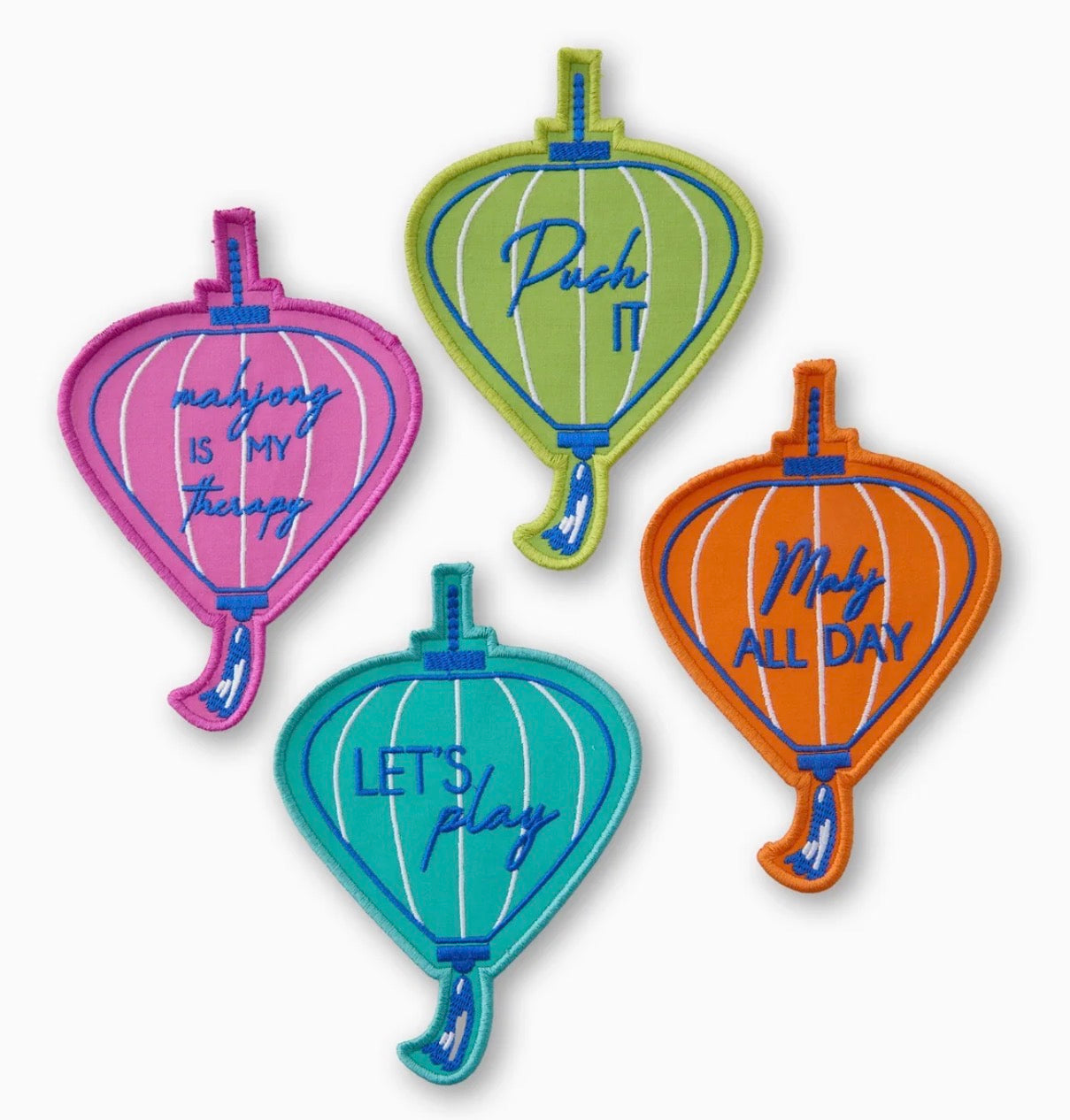 OhMyMahjong Lantern Cocktail Napkins