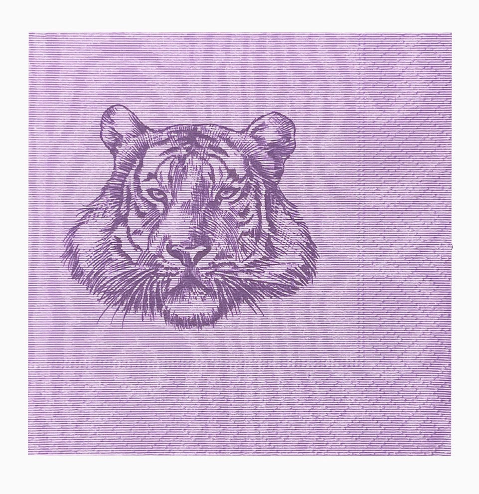 Faire Alexa Pulitzer Tiger Cocktail Napkins