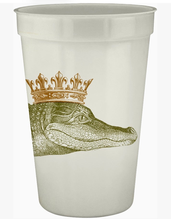 Faire Alexa Pulitzer King Gator Cups (Set of 12)