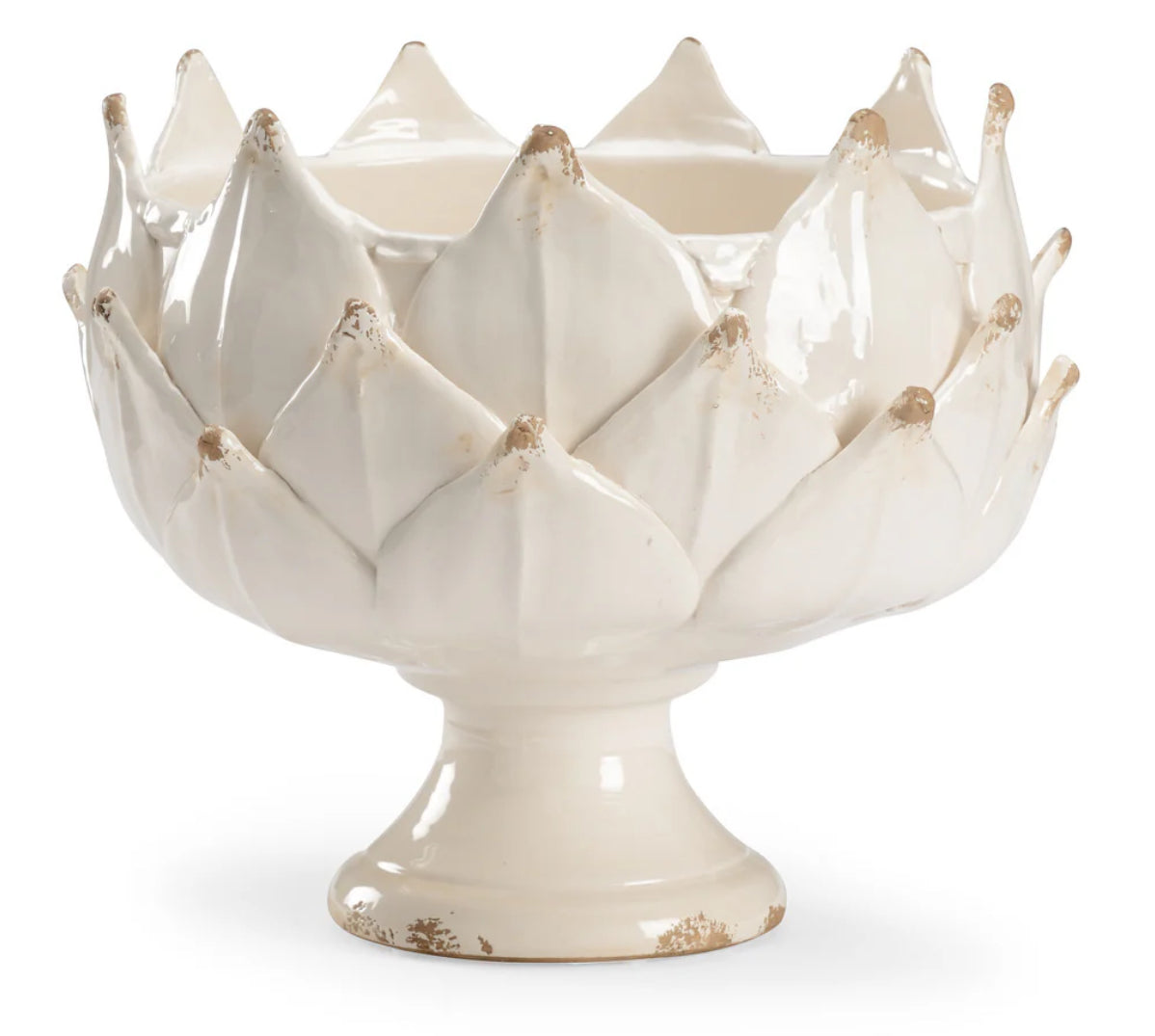 CH - White Leaf Vase