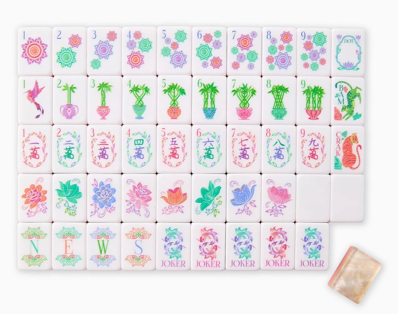 OhMyMahjong Pearlescent Mahjong Tiles