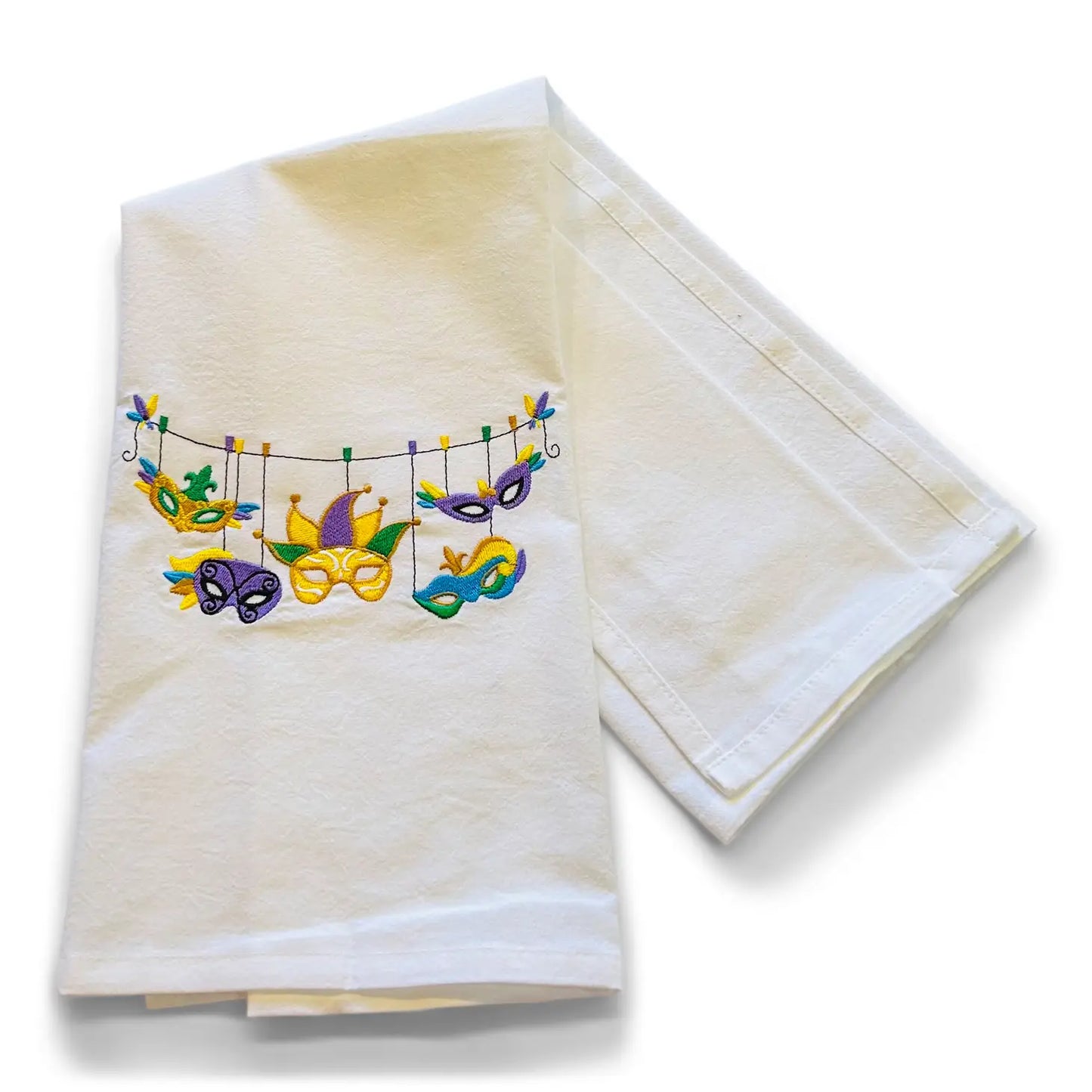 Mardi Gras Masks Towel