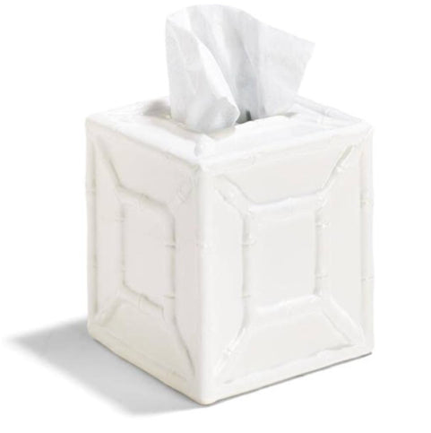 Faux Bamboo Fretwork Tissue Box Cover