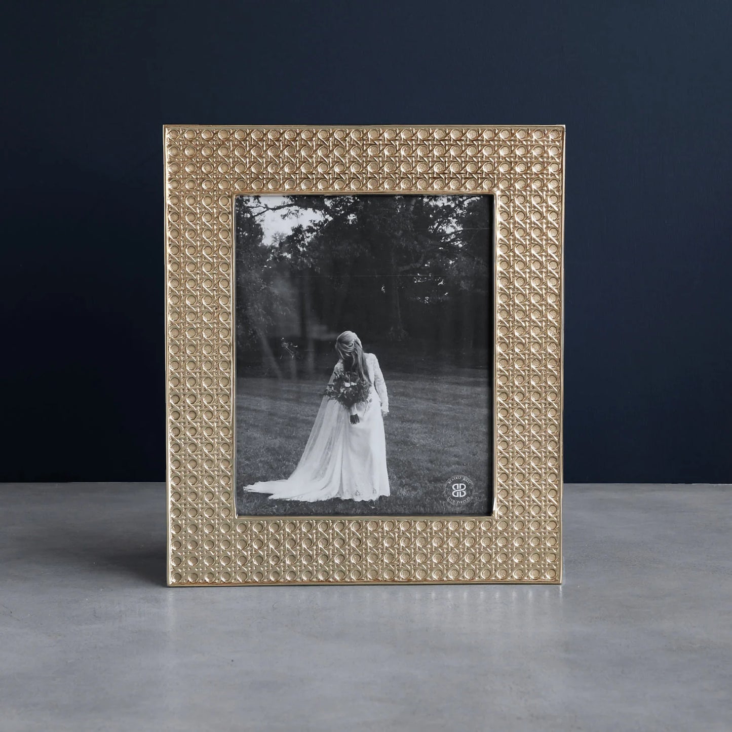 FRAME Sierra Modern Rattan 8 x 10 (Gold)