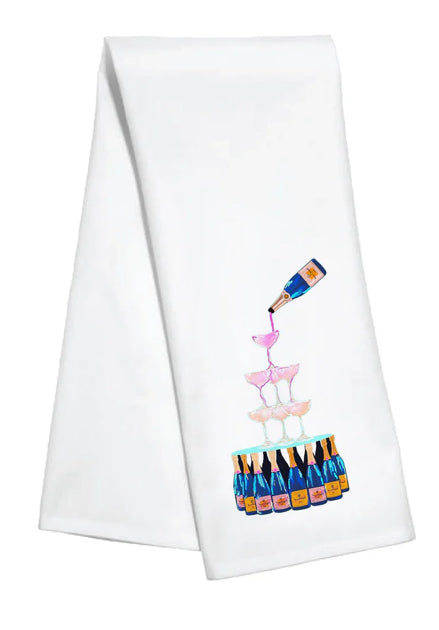 Kitchen Towel - Champagne Bottle