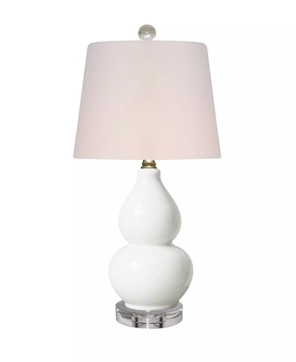Porcelain White Gourd Lamp