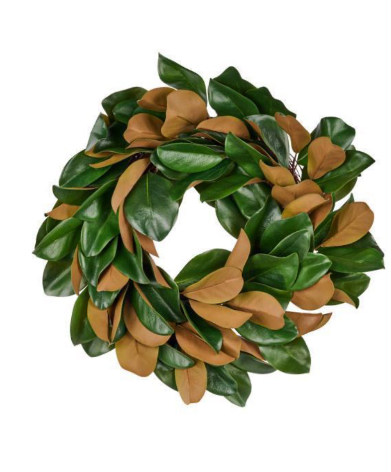 28” Magnolia Leaf Wreath
