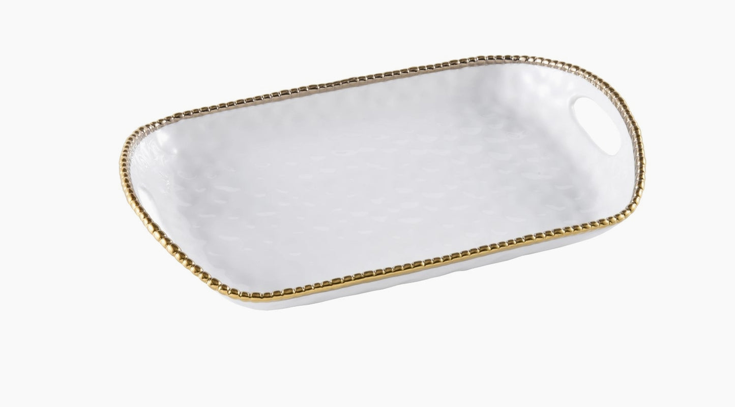 Rectangular Tray With Handles