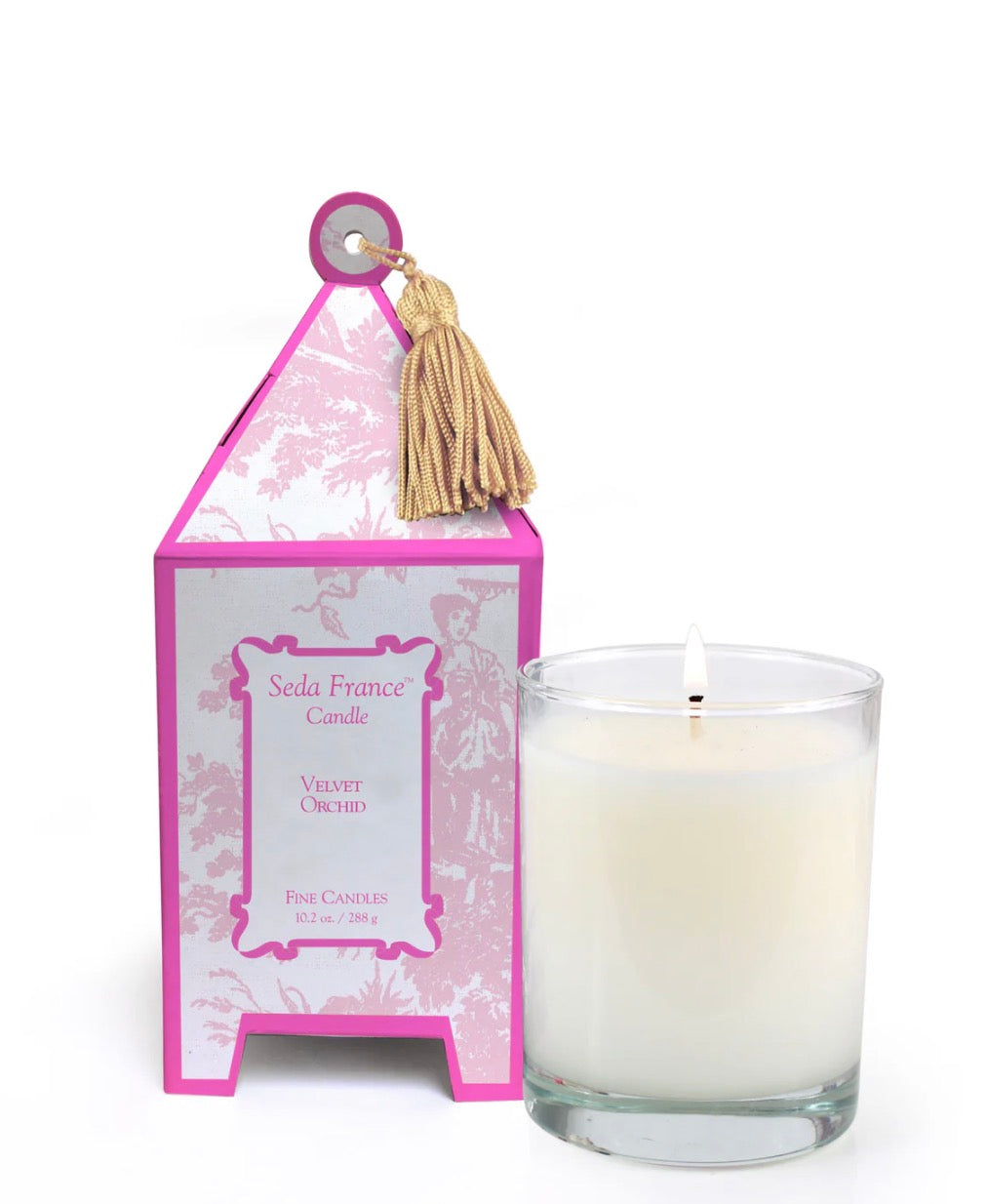 Velvet Orchid Classic Pagoda Box Candle