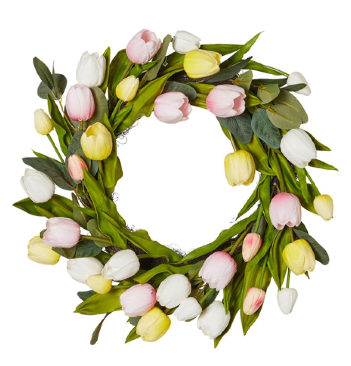 Tulip Wreath 22”