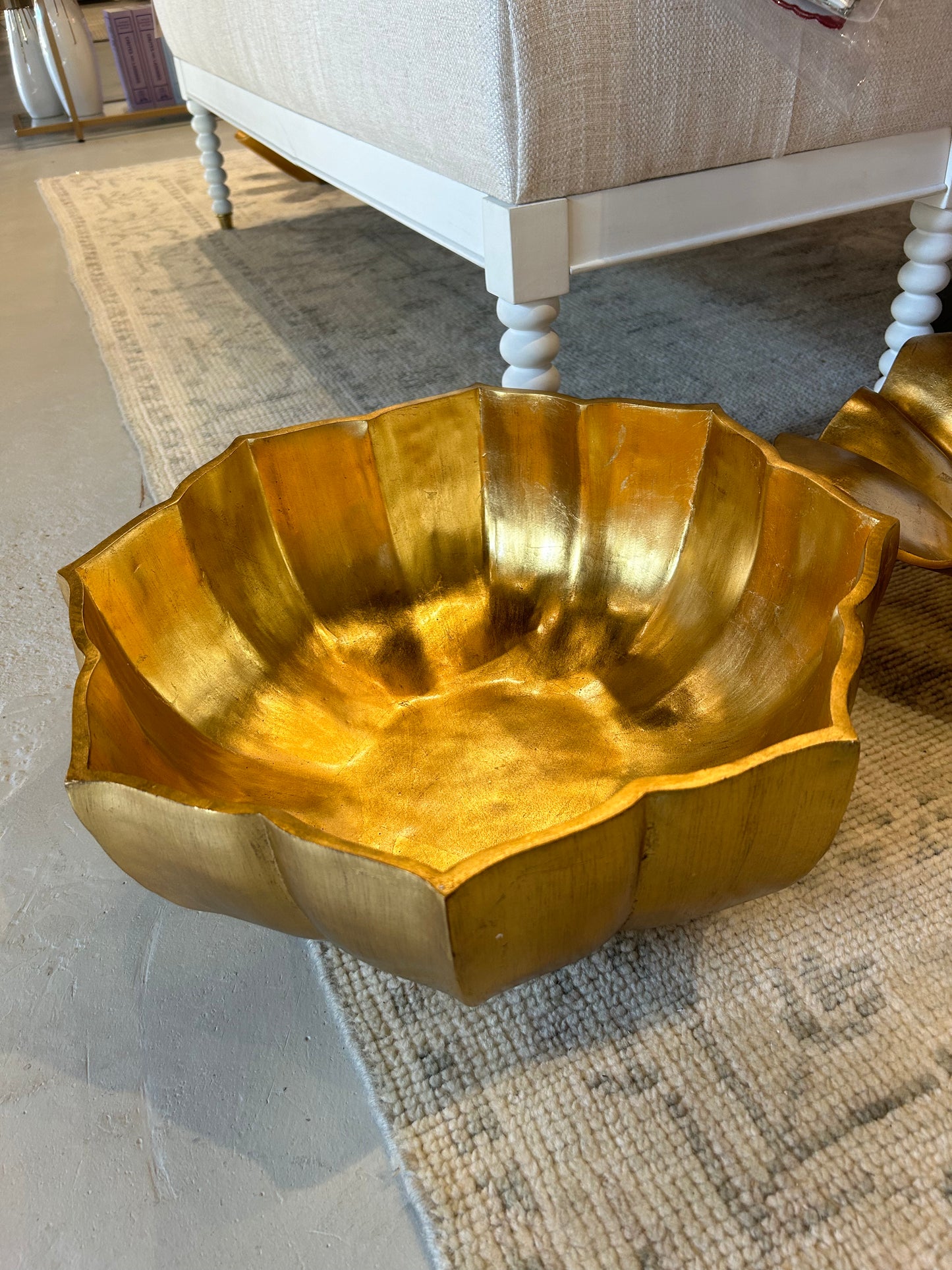 Breanne Gold Leaf Bowl