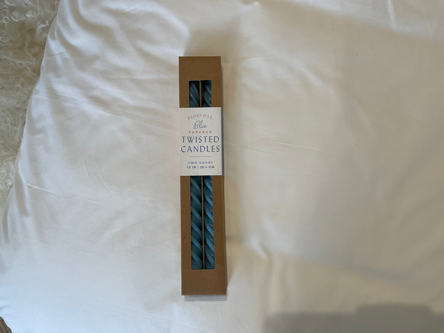 Twisted Taper 10" Tall Candle