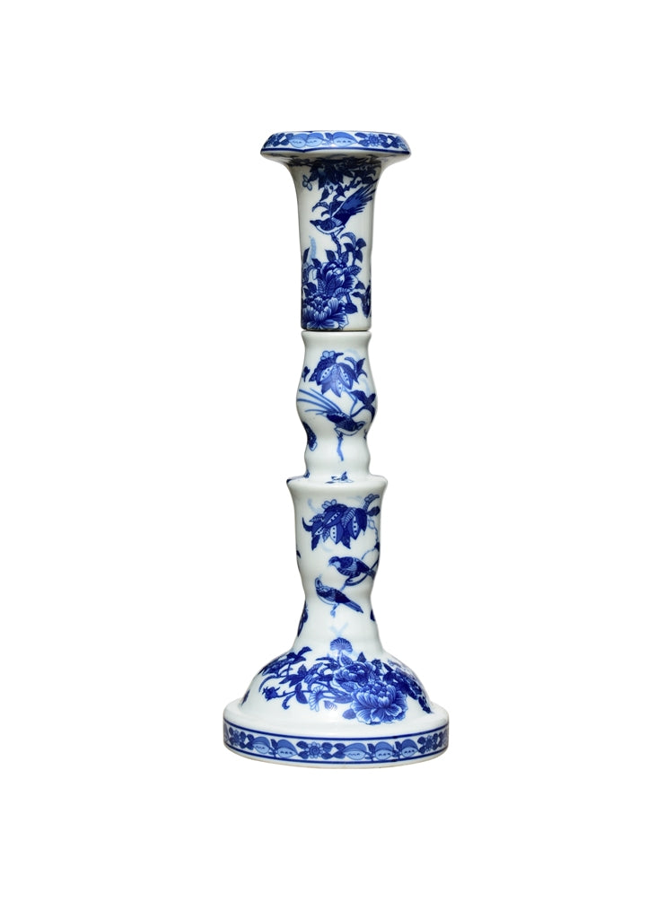 LG Chinoiserie Candlestick PAIR
