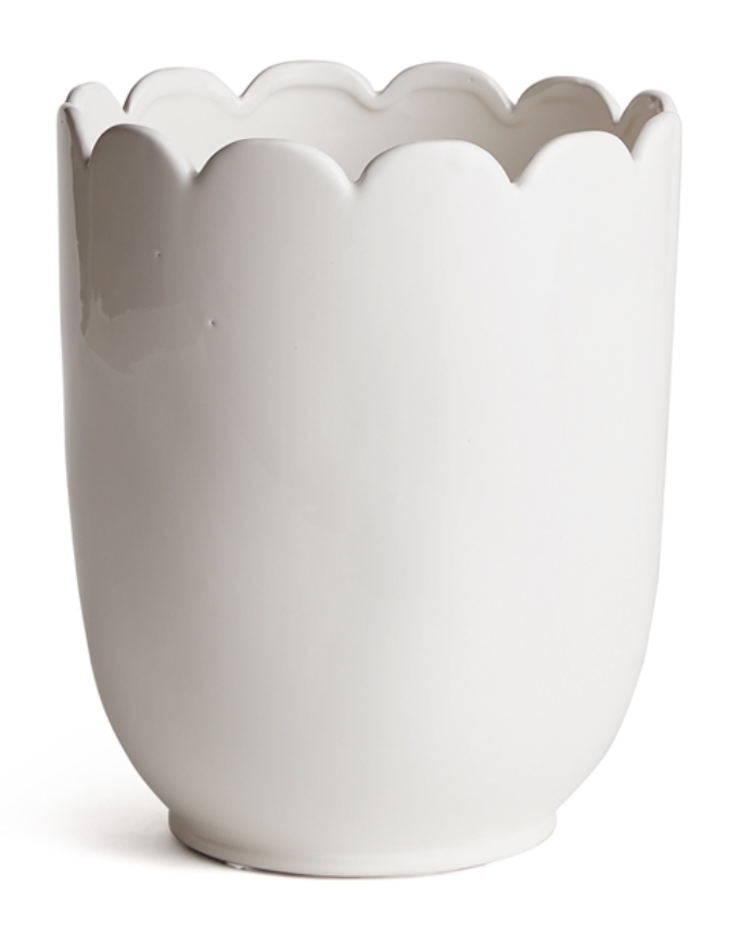 MIRABELLE SCALLOPED EDGE CACHEPOT