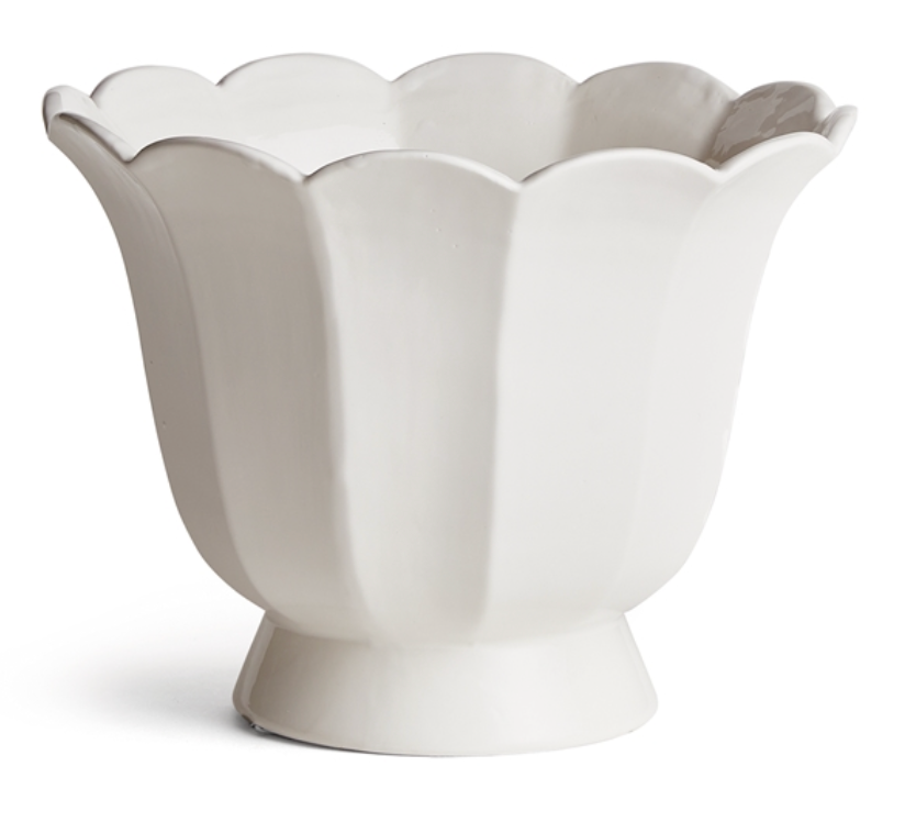 MIRABELLE FLUTED CACHEPOT LARGE