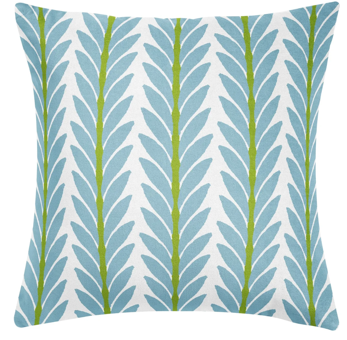 Laura Park Frond French Blue Pillow