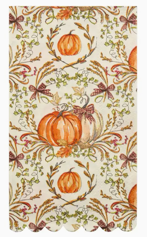 Turkey & Gourds Guest Towels (Pack of 20)