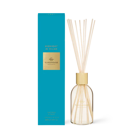 Fragrance Diffuser 8.4 fl oz. Midnight in Milan- Saffron & Rose