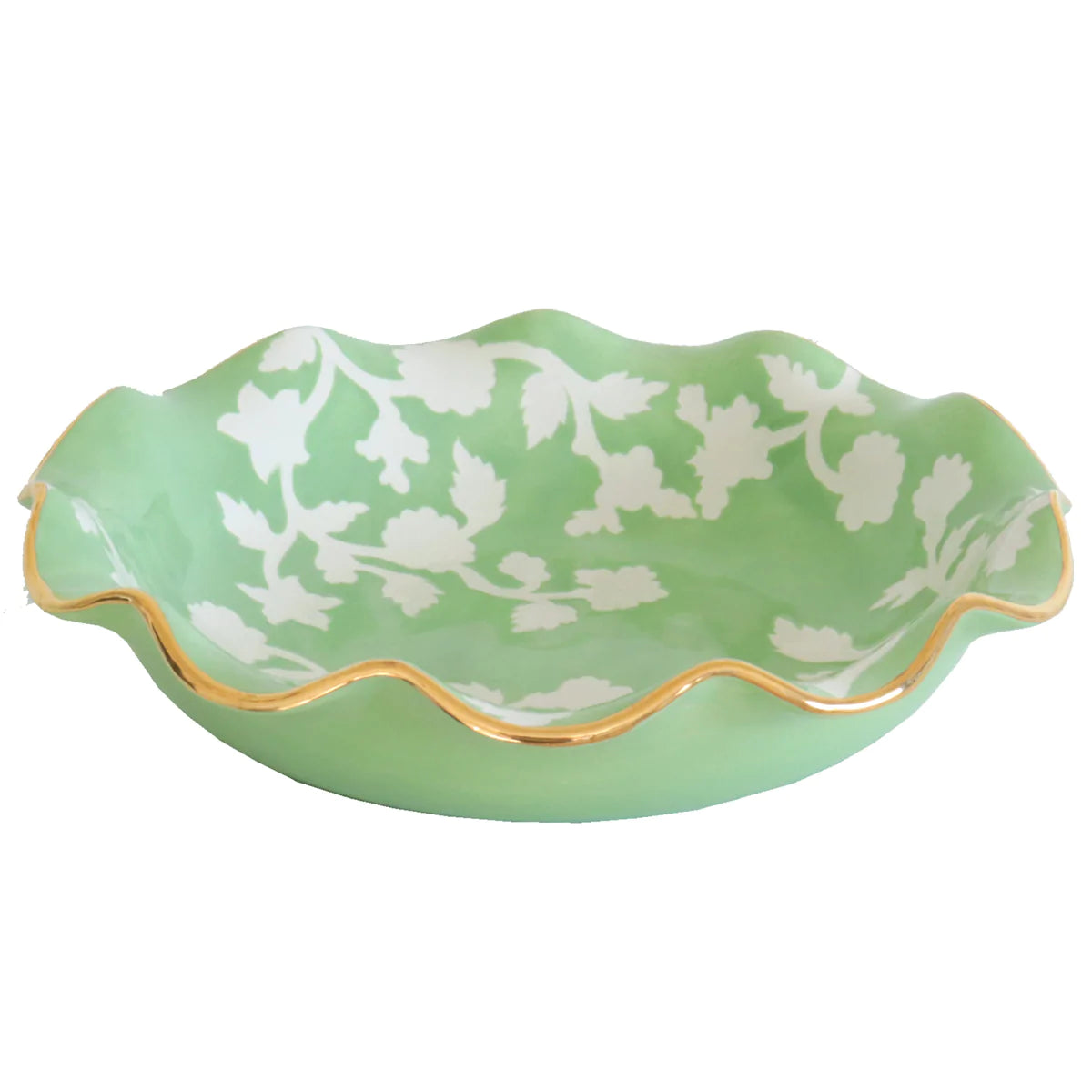 FR- Chinoiserie Bowl Green LG
