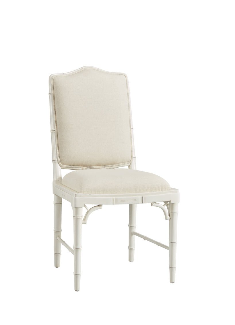 FC- Upholstered Bamboo Side Chair