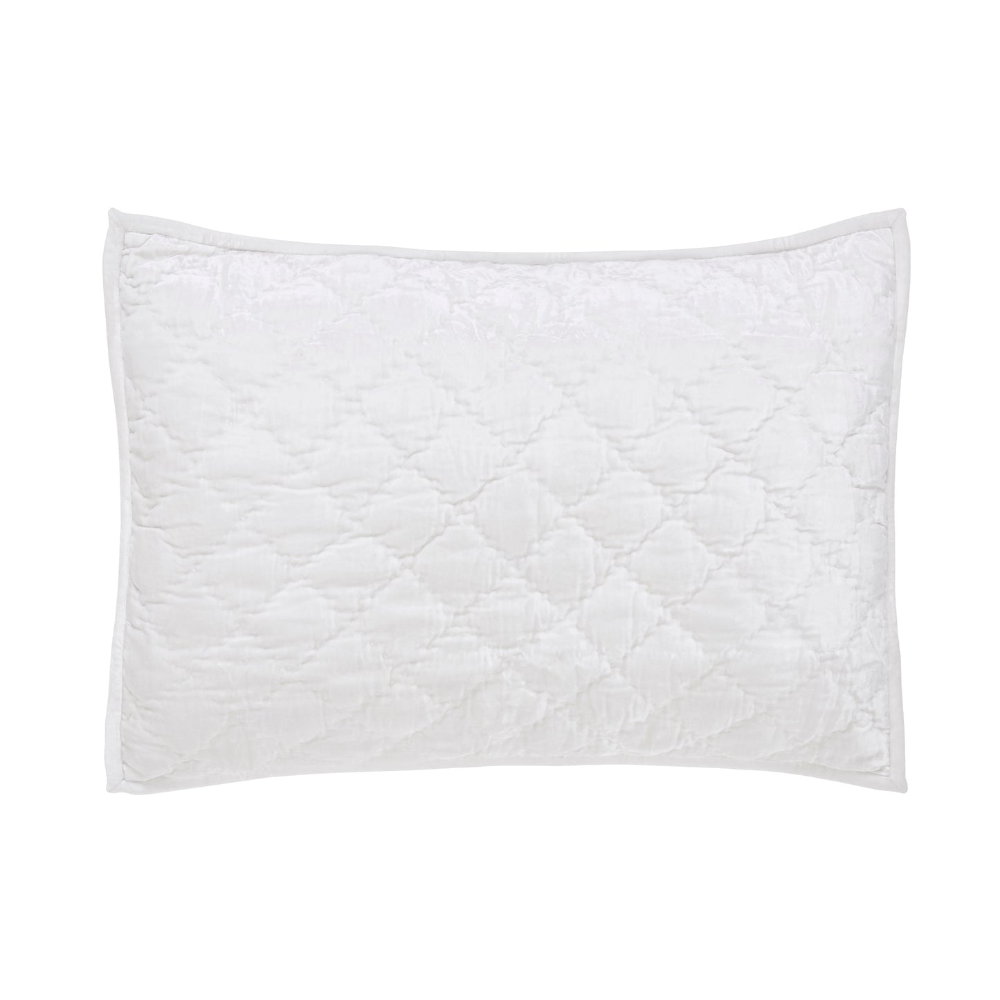 Clermont Quilt Sham- King/White