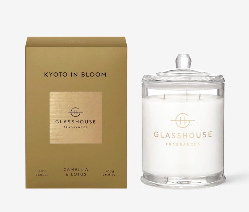 Glasshouse 26.8 oz Kyoto in Bloom 3 Wick Candle