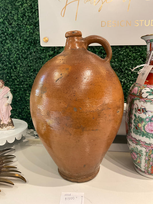Glazed Terracotta Jug/Vase