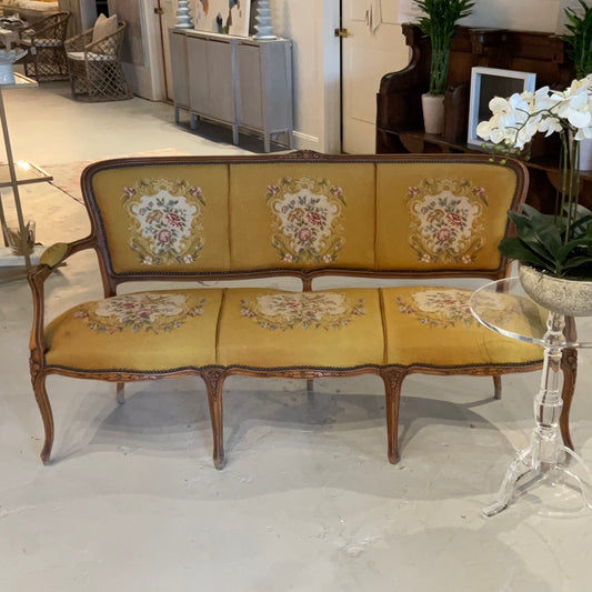 Needlepoint Settee