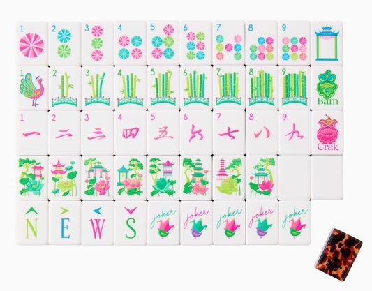 OhMyMahjong Glow Wild Mahjong Tiles