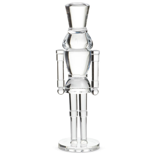 Clear Acrylic Nutcracker 12"
