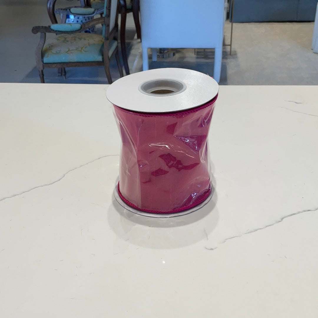 Dupioni Supreme Wired Edge Ribbon, 4 in 10 Yards