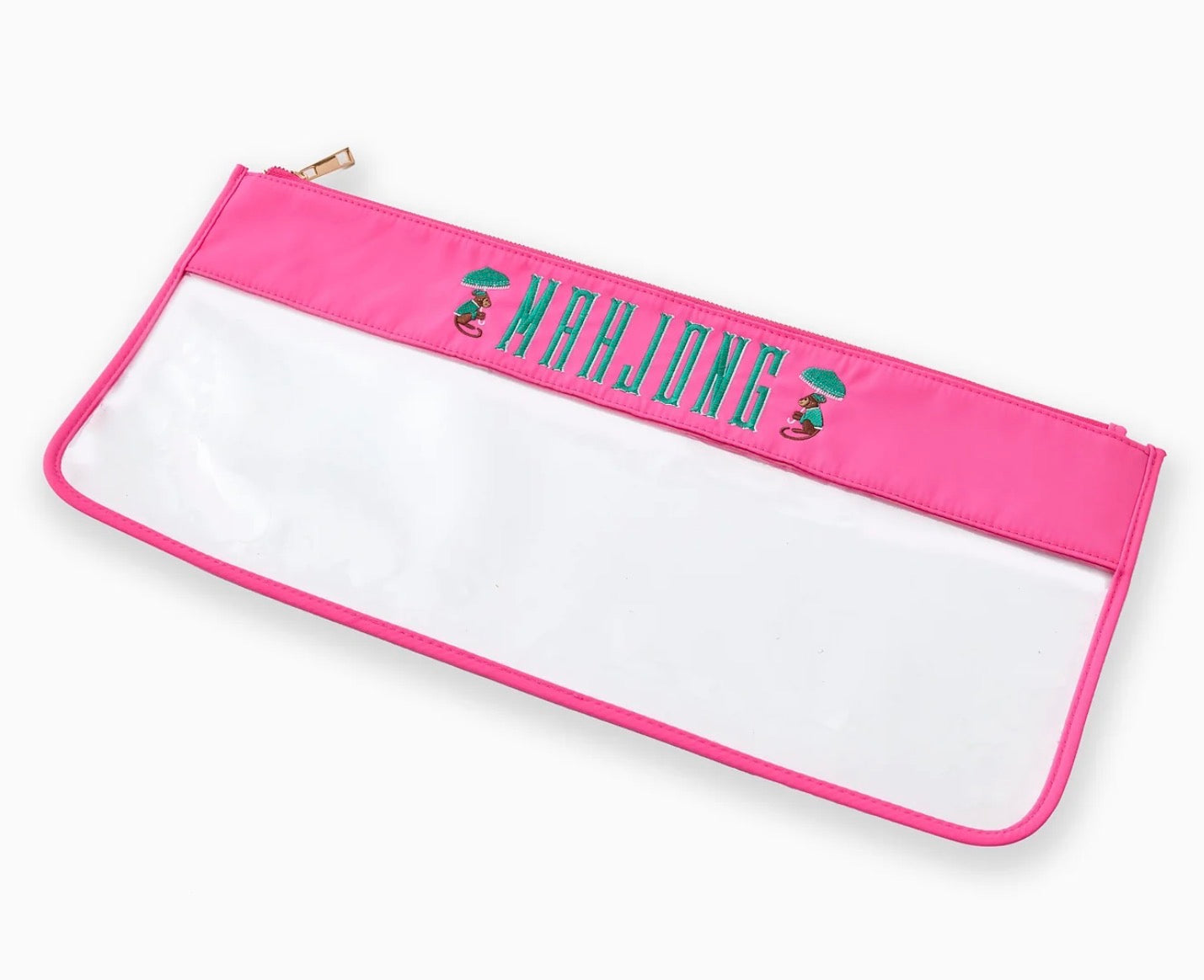 OhMyMahjong Pink Monkey Mahjong Bag