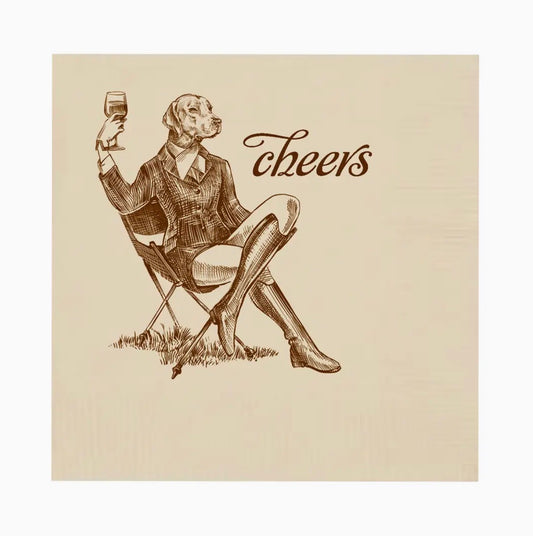 Faire Alexa Pulitzer Cheers Lab Cocktail Napkins (Set of 4)