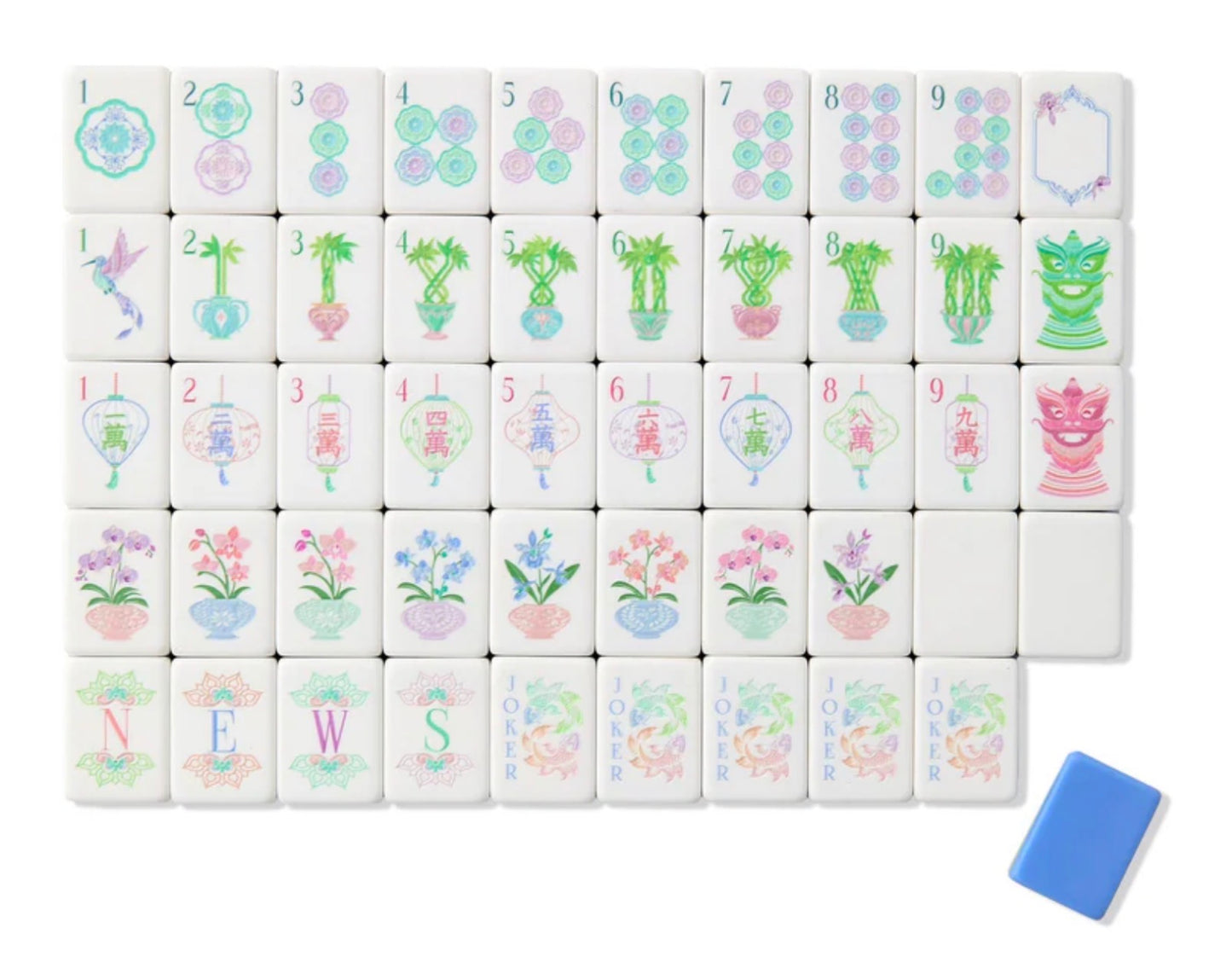 OhMyMahjong Moonlight Mahjong Tiles