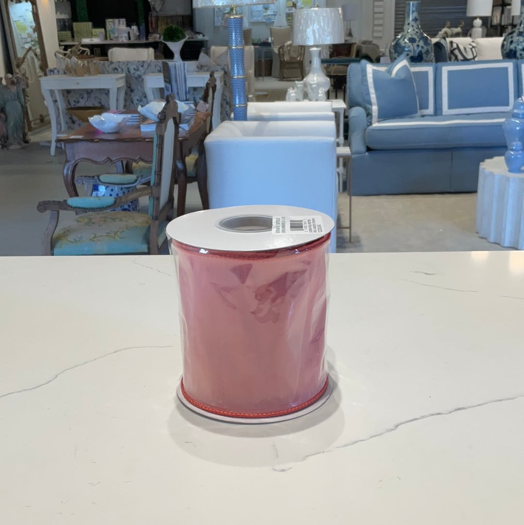 Dupioni Supreme Wired Edge Ribbon, 4 in 10 Yards