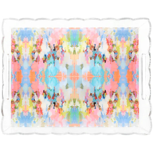 Brooks Avenue Scalloped Tray Large