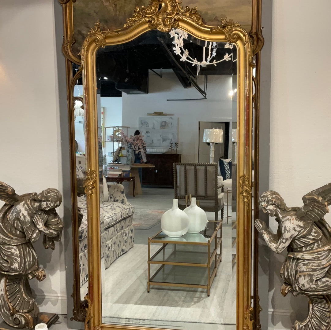 Antique miroir 39"W x 81"H