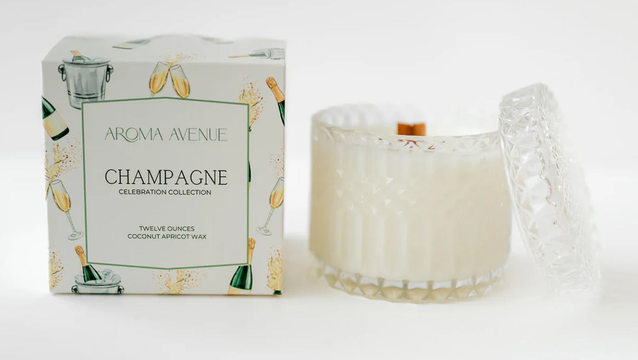 AA- 12oz Champagne Candle