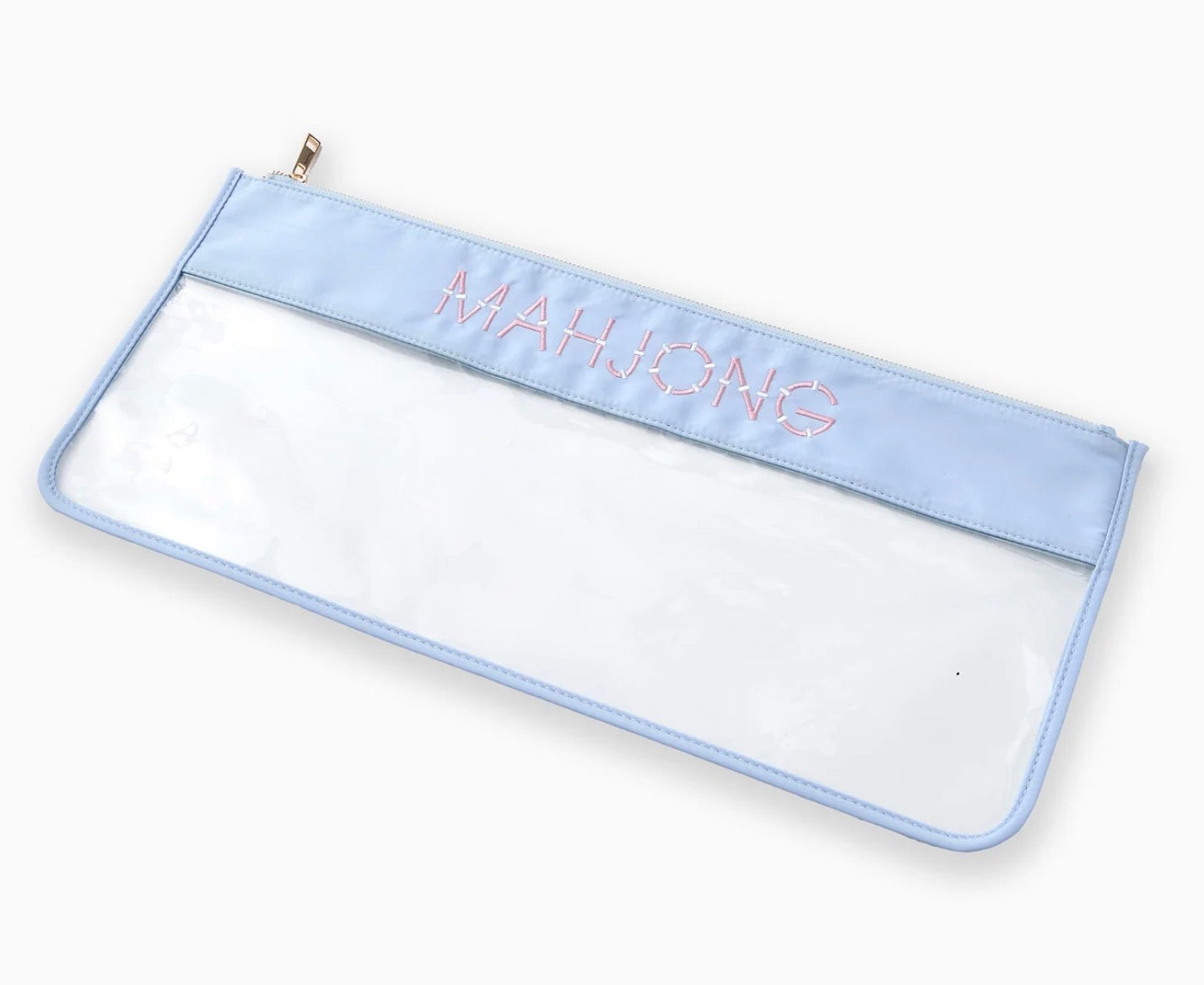OhMyMahjong Light Blue Bamboo Mahjong Bag