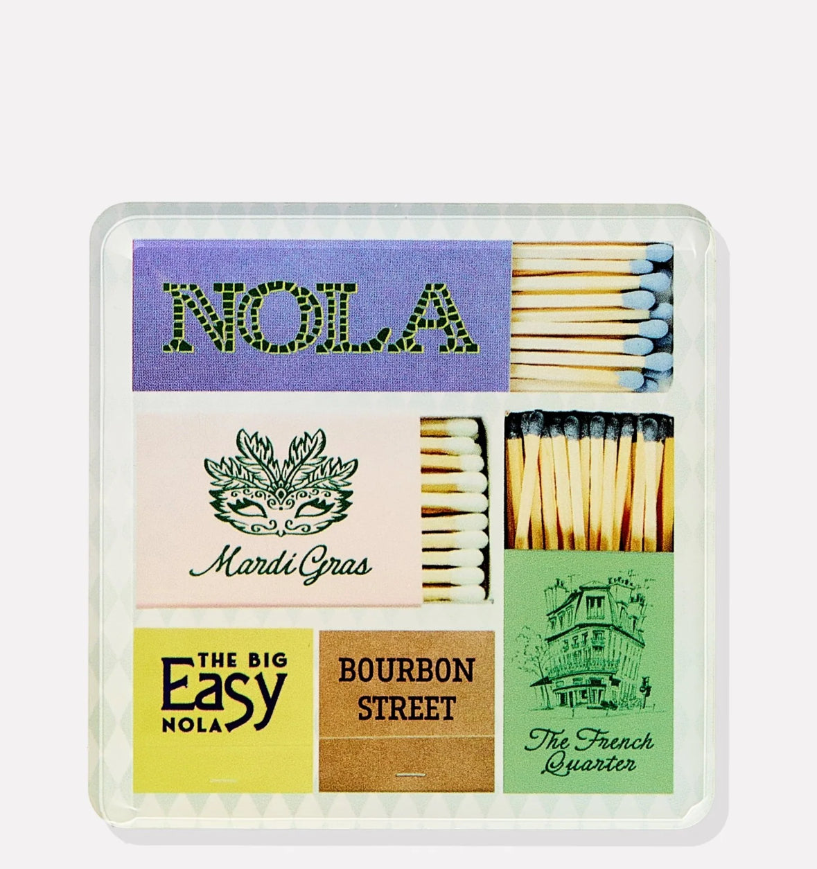 New Orleans Matchbook Coaster (Individual)
