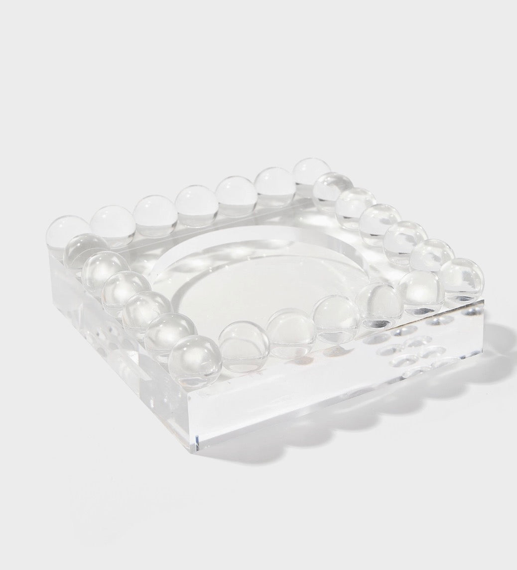 Small Bubble Lucite Tray