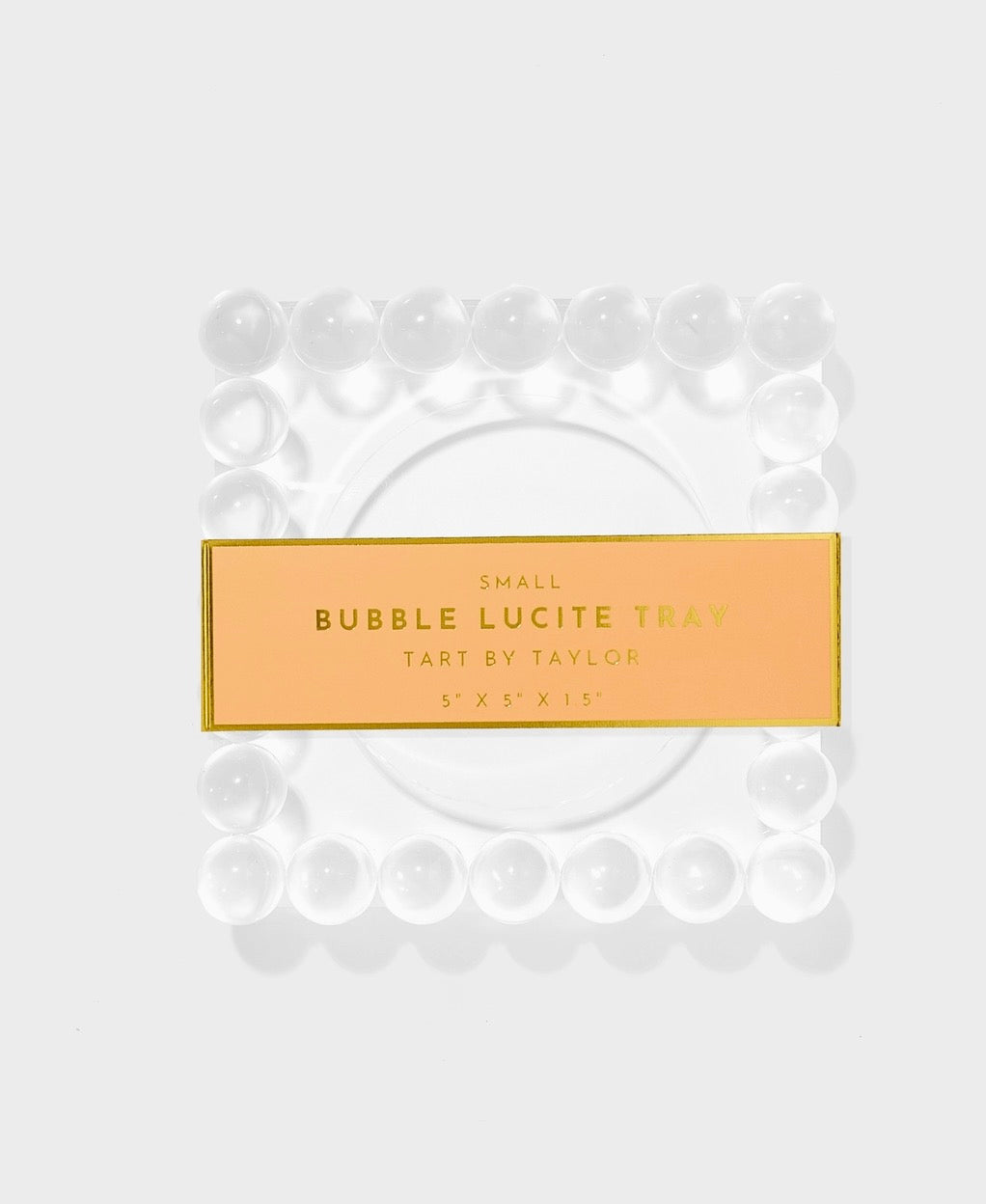 Small Bubble Lucite Tray