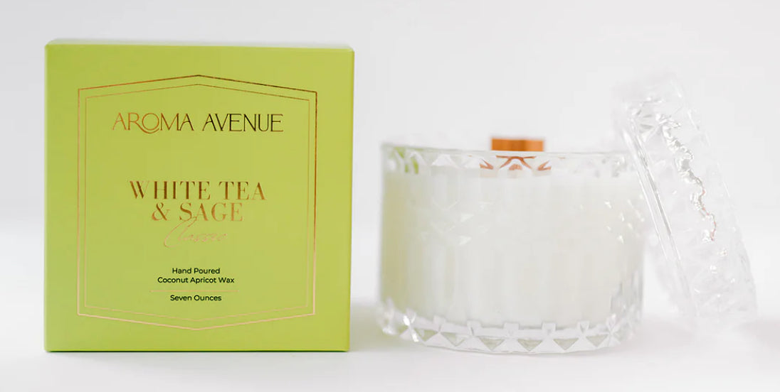 AA - White Tea & Sage 8oz Candle