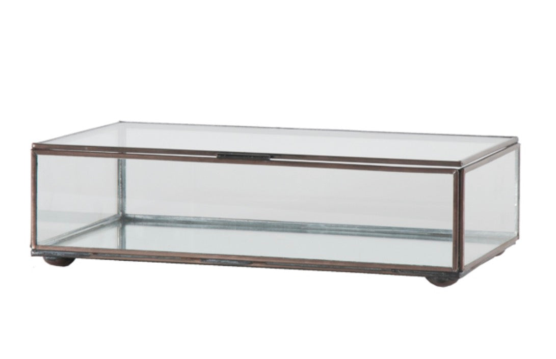 Rectangular Clear Glass Box