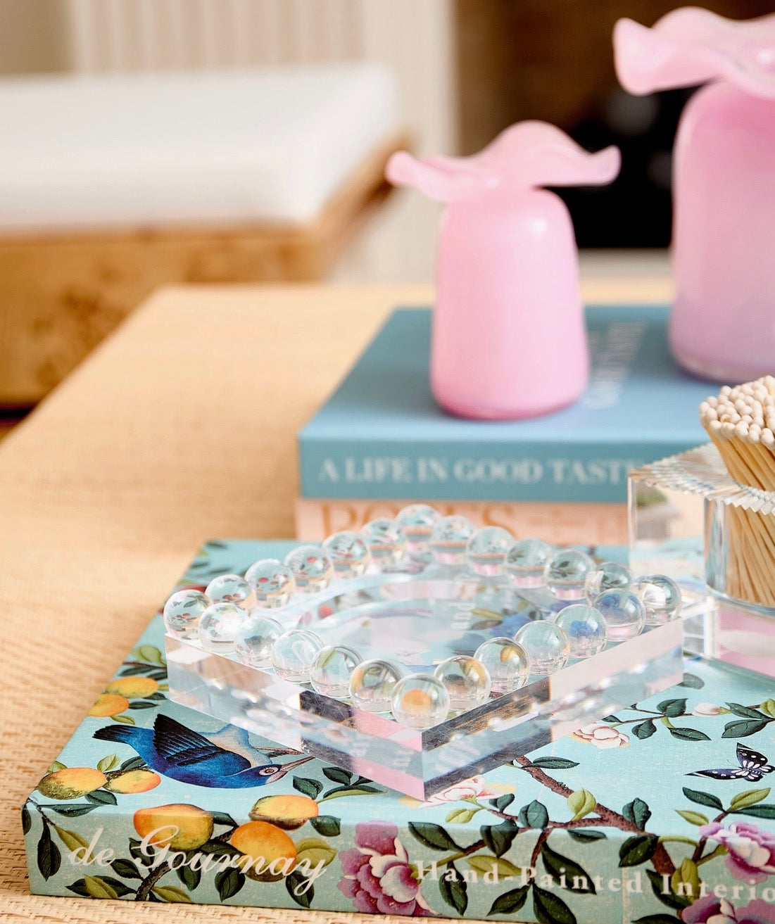 Small Bubble Lucite Tray