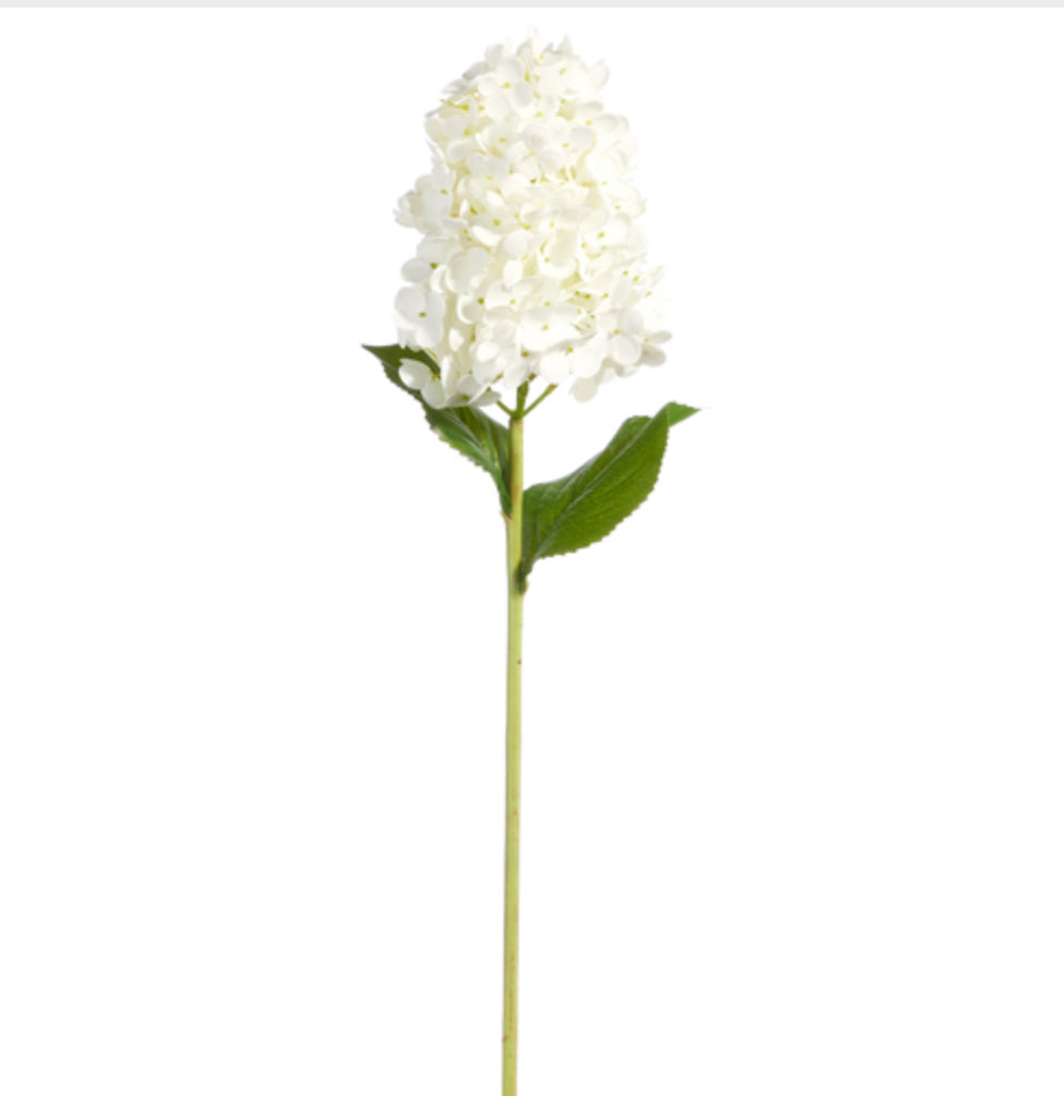 29" REAL TOUCH WHITE HYDRANGEA STEM