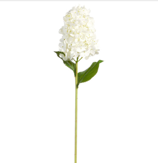 29" REAL TOUCH WHITE HYDRANGEA STEM