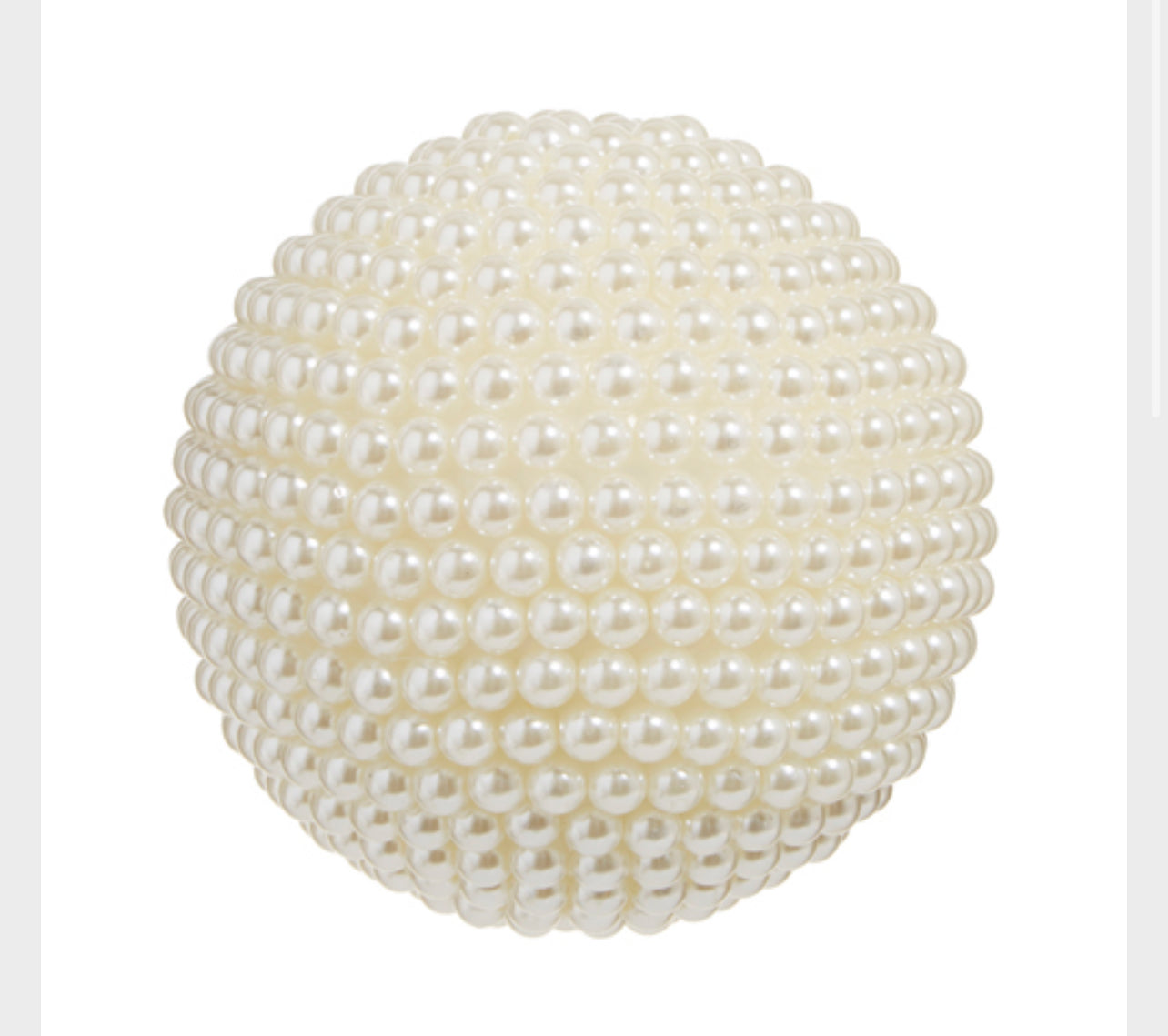 PEARL BALL ORNAMENT