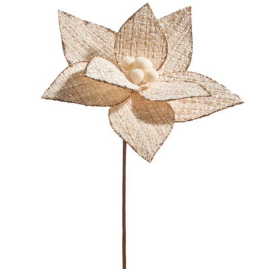 TWEED POINSETTIA STEM