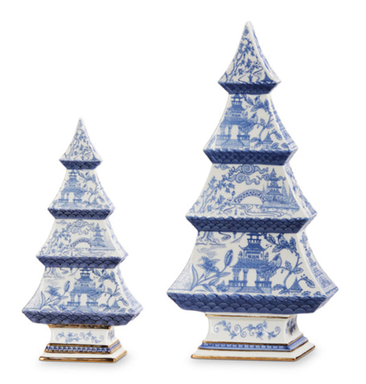 BLUE CHINOISERIE TREES